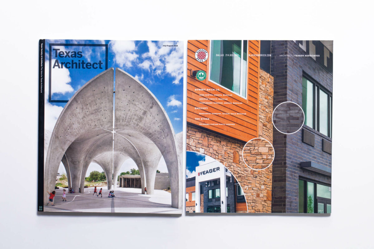 Professional Photography - Texas Architect Ad 1 - Blackson Brick